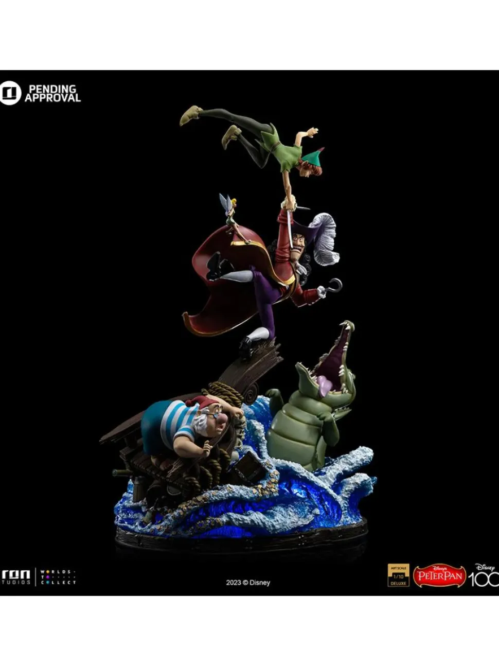 Peter Pan (1953) - Peter vs. Hook Deluxe 1/10th Scale Statue