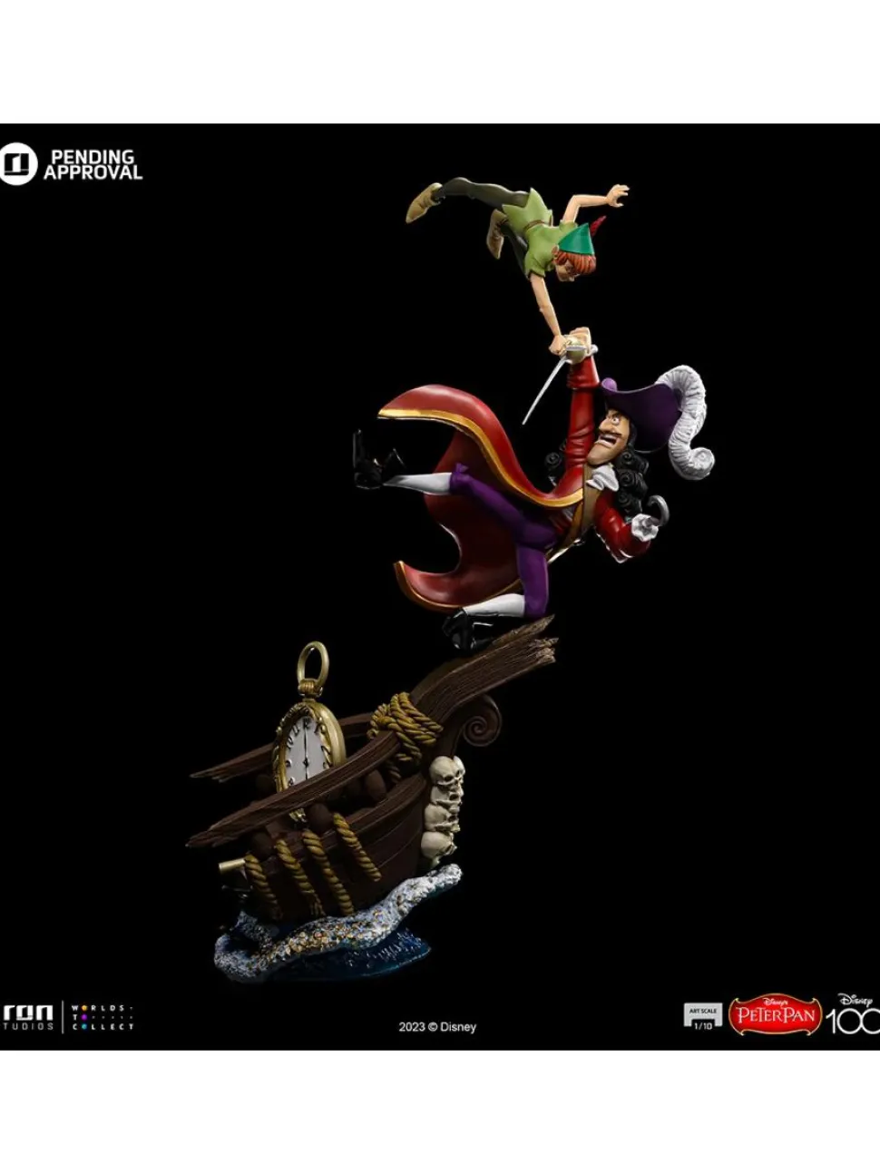 Peter Pan (1953) - Peter vs. Hook 1/10th Scale Statue
