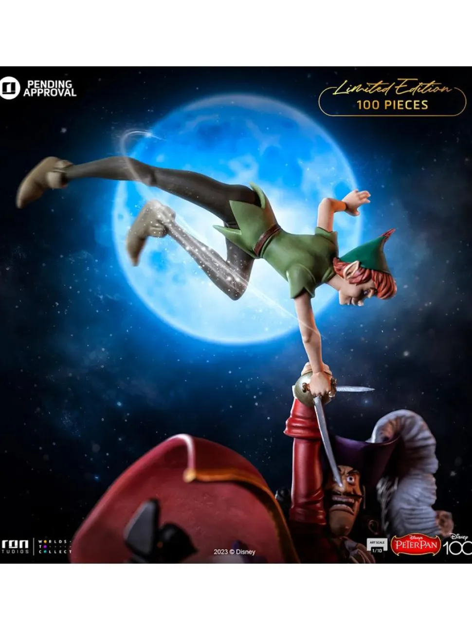 Peter Pan (1953) - Peter vs. Hook 1/10th Scale Statue
