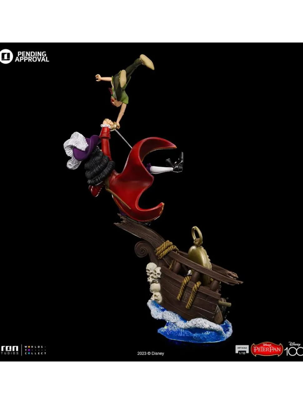 Peter Pan (1953) - Peter vs. Hook 1/10th Scale Statue