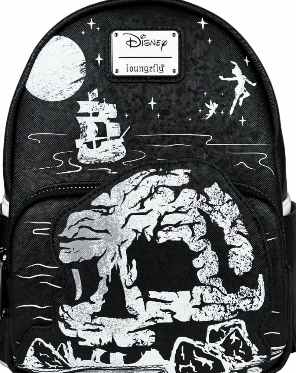 Peter Pan (1953) - Skull Rock 10" Faux Leather Mini Backpack
