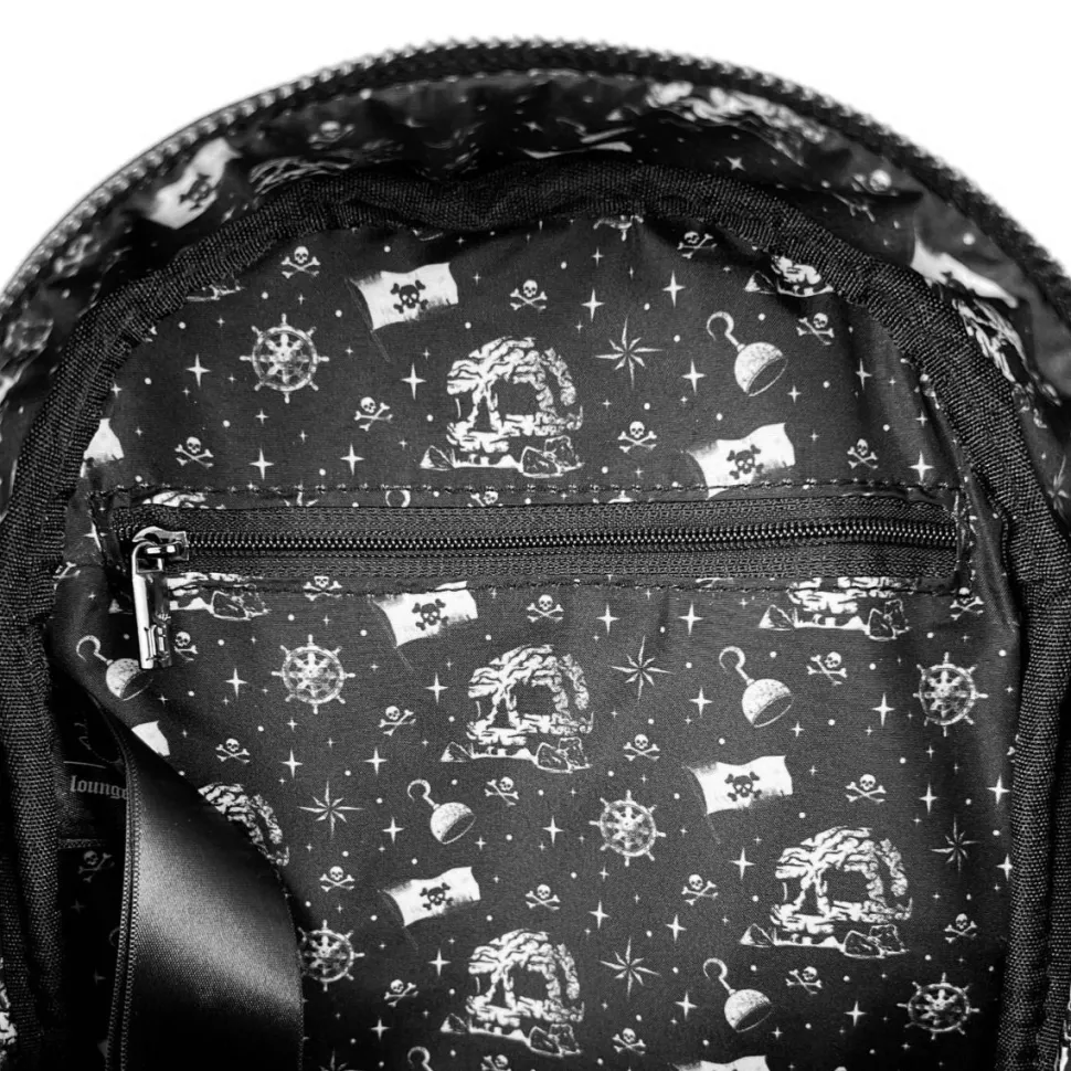 Peter Pan (1953) - Skull Rock 10" Faux Leather Mini Backpack