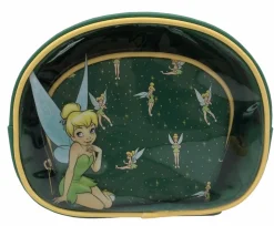 Peter Pan (1953) - Tinker Bell Faux Leather Zip-Around Cosmetics Bag Set