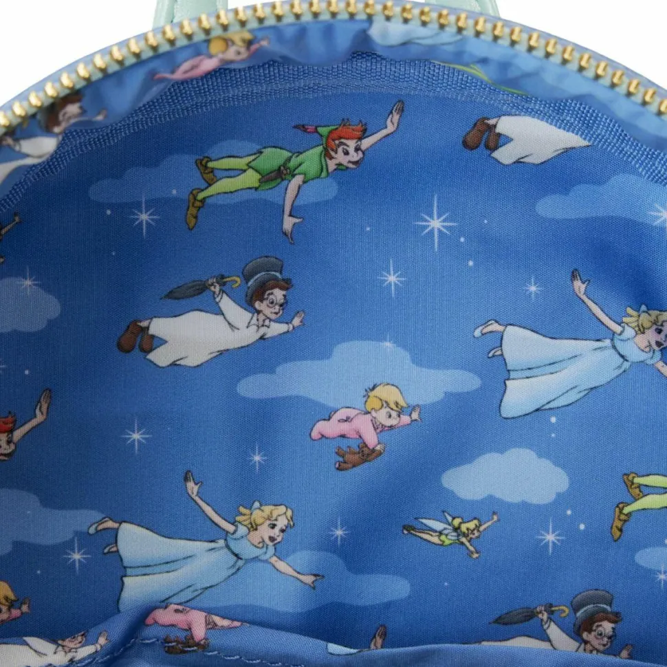 Peter Pan (1953) - You Can Fly Glow in the Dark 10" Faux Leather Mini Backpack