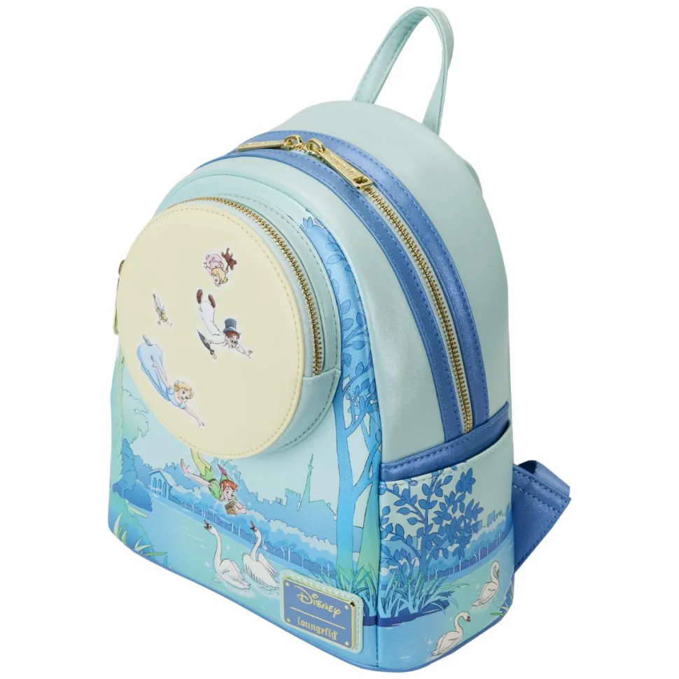 Peter Pan (1953) - You Can Fly Glow in the Dark 10" Faux Leather Mini Backpack