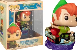 Peter Pan - Peter Pan with the Peter Pan’s Flight Attraction Disneyland 65th Anniversary Pop! Rides Vinyl Figure