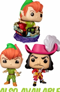 Peter Pan - Peter Pan with the Peter Pan’s Flight Attraction Disneyland 65th Anniversary Pop! Rides Vinyl Figure