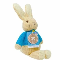 Peter Rabbit - Peter Made with Love Knitted 7” Plush