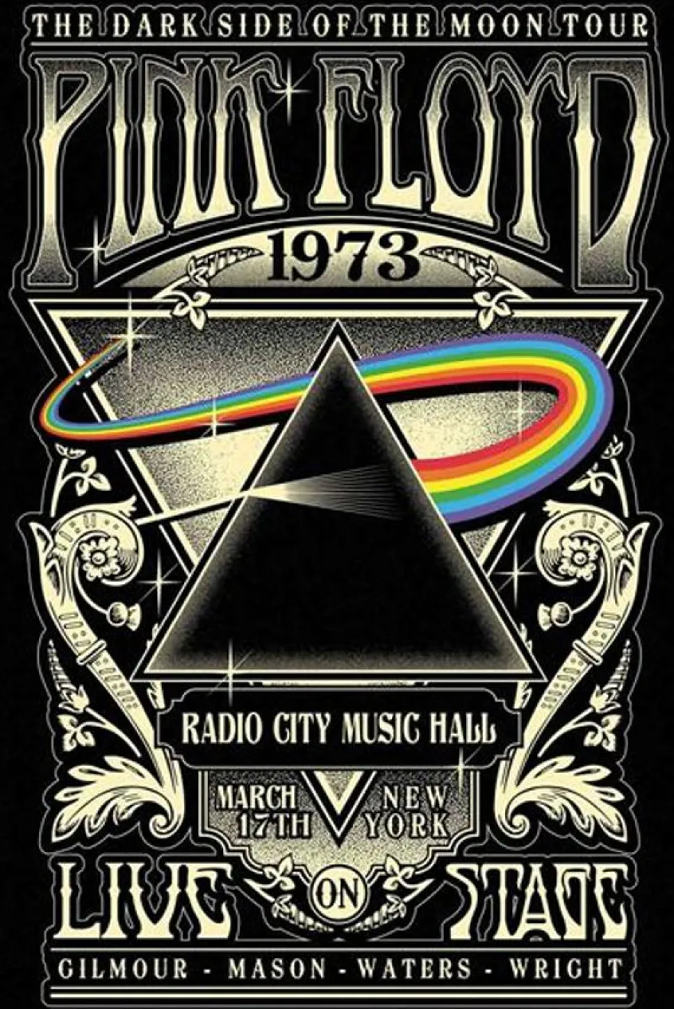 Pink Floyd - Live 1973 Poster (1254)