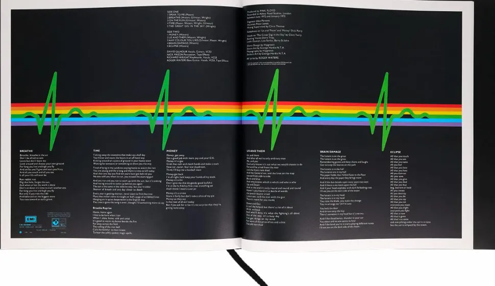 Pink Floyd - The Dark Side of the Moon 50th Anniversary Hardcover Book