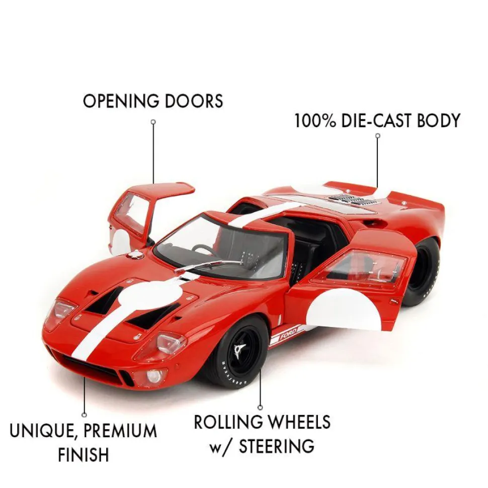 Pink Slips - 1968 Ford GT40 Mk1 1/18th Scale Die-Cast Vehicle Replica