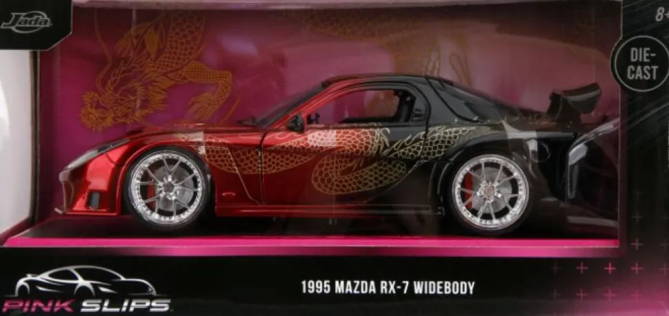 Pink Slips - 1995 Mazda RX-7 Widebody 1/24th Scale Die-Cast Vehicle Replica