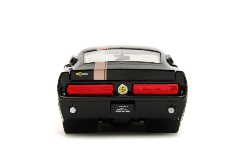 Pink Slips - Black 1967 Ford Mustang Shelby GT-500 1/24th Scale Die-Cast Vehicle Replica