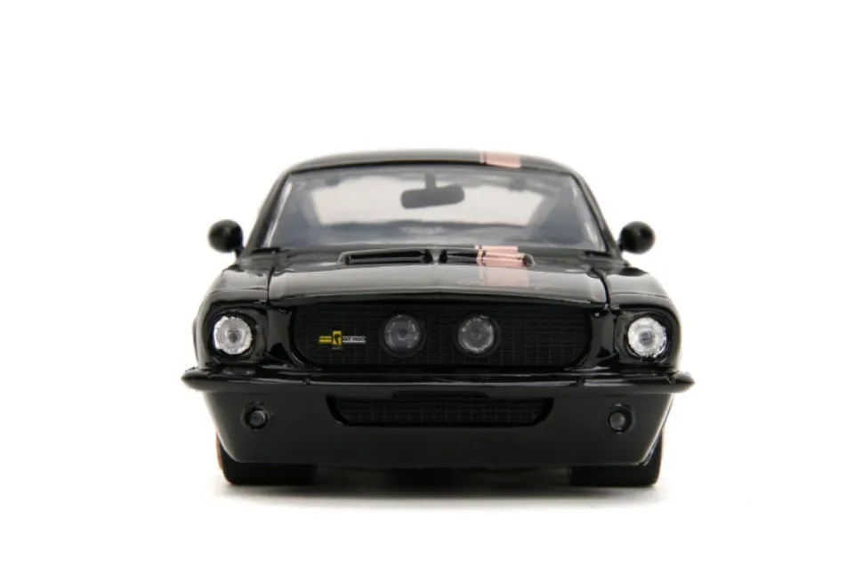 Pink Slips - Black 1967 Ford Mustang Shelby GT-500 1/24th Scale Die-Cast Vehicle Replica