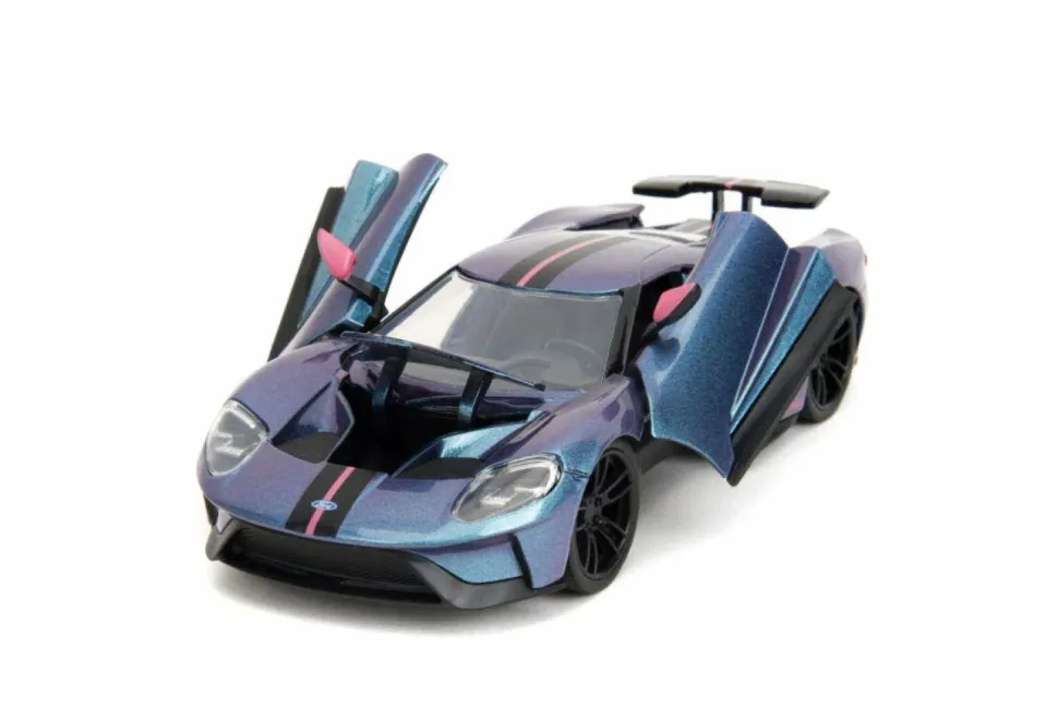 Pink Slips - Blue 2017 Ford GT 1/24th Scale Die-Cast Vehicle Replica