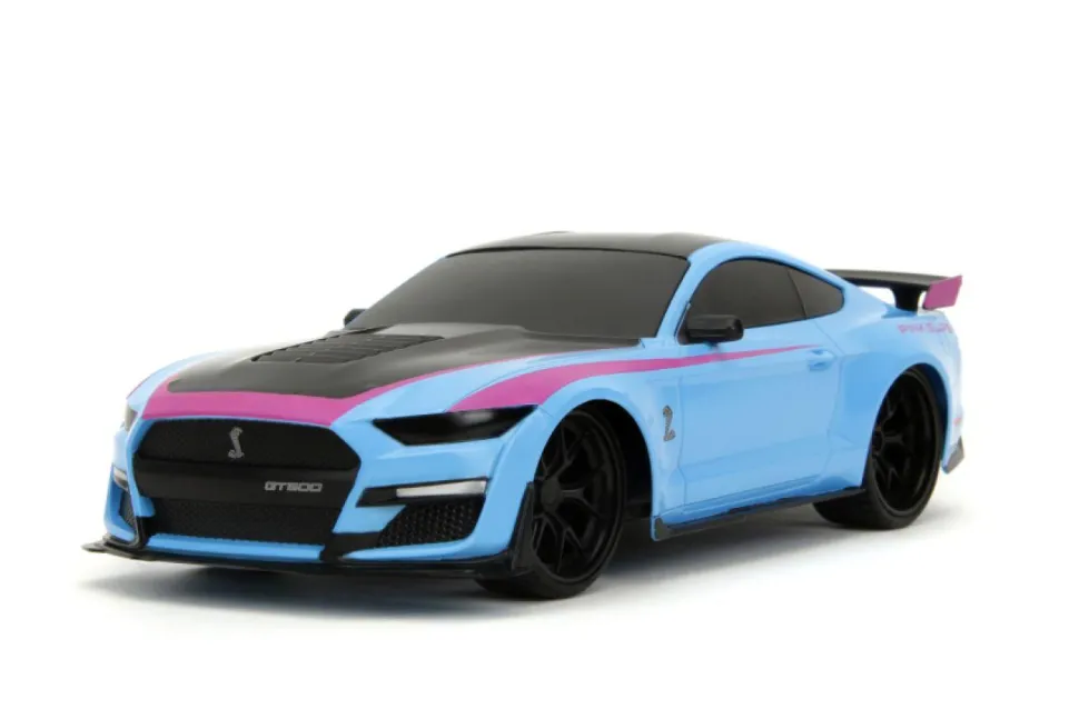 Pink Slips - Blue 2020 Ford Mustang Shelby GT500 1/16th Scale R/C Remote Control Vehicle Replica