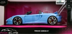Pink Slips - Blue 2005 Porsche Carrera GT 1/24th Scale Die-Cast Vehicle Replica