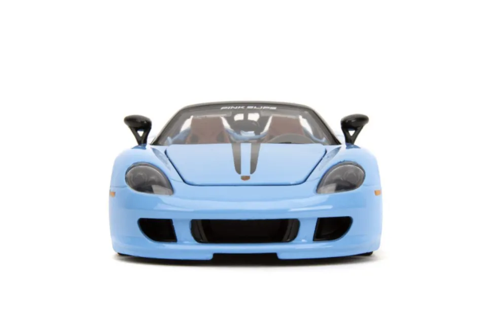 Pink Slips - Blue 2005 Porsche Carrera GT 1/24th Scale Die-Cast Vehicle Replica