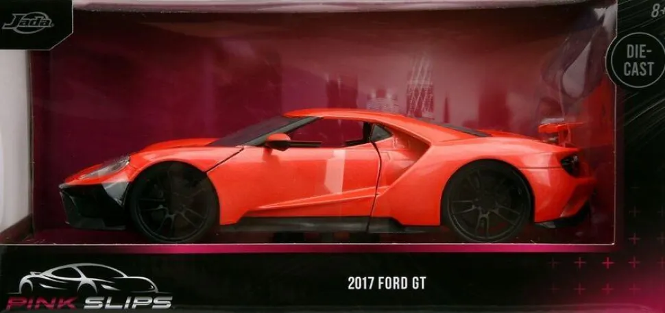 Pink Slips - Coral 2017 Ford GT 1/24th Scale Die-Cast Vehicle Replica