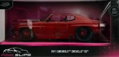 Pink Slips - Dark Red 1971 Chevrolet Chevelle SS 1/24th Scale Die-Cast Vehicle Replica