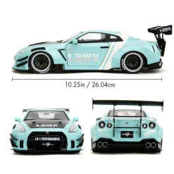 Pink Slips - Nissan GT-R R35 LBWK Body Kit Type 2.0 1/18th Scale Die-Cast Vehicle Replica