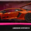 Pink Slips - Orange Lamborghini Aventador SV 1/24th Die-Cast Vehicle Replica