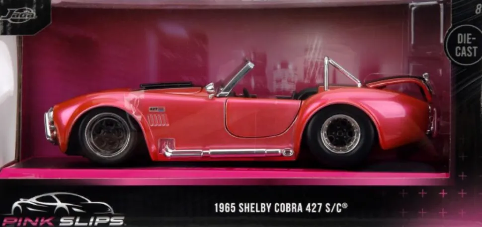 Pink Slips - Pink 1965 Shelby Cobra 427 S/C 1/24th Scale Die-Cast Vehicle Replica