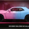 Pink Slips - Pink/Blue 2015 Dodge Challenger SRT Hellcat 1/24th Scale Die-Cast Vehicle Replica