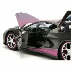 Pink Slips - Pink/Grey 2020 Chevrolet Corvette Stingray 1/24th Scale Die-Cast Vehicle Replica