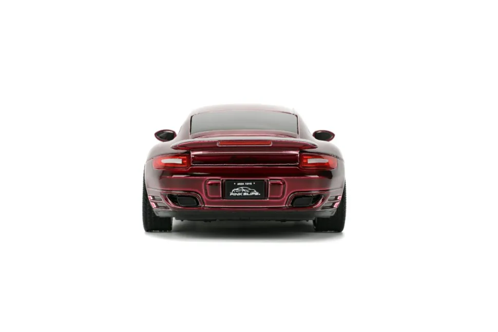 Pink Slips - Porsche 911 Turbo (997) (Dark Red) 1/24th Scale Die-Cast Vehicle Replica