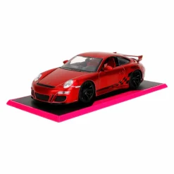 Pink Slips - Porsche 911 Turbo (997) (Red) 1/24th Scale Die-Cast Vehicle Replica