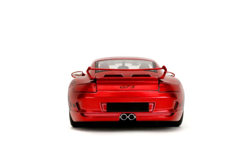 Pink Slips - Porsche 911 Turbo (997) (Red) 1/24th Scale Die-Cast Vehicle Replica
