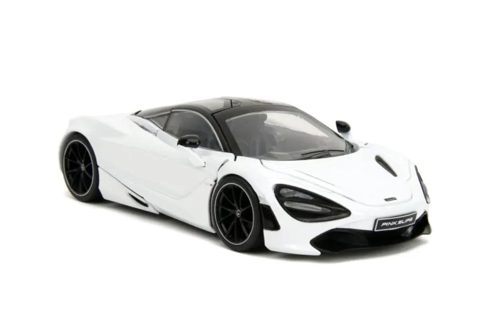 Pink Slips - White McLaren 720S 1/24th Scale Die-Cast Vehicle Replica