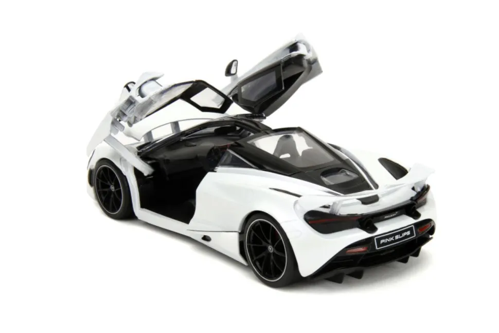 Pink Slips - White McLaren 720S 1/24th Scale Die-Cast Vehicle Replica