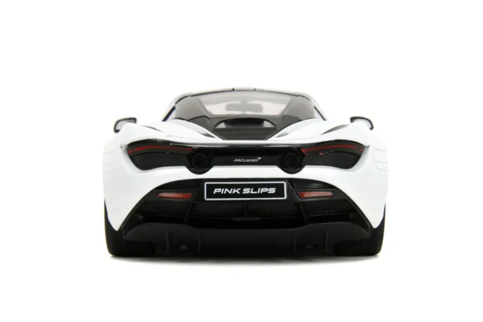 Pink Slips - White McLaren 720S 1/24th Scale Die-Cast Vehicle Replica