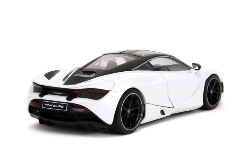 Pink Slips - White McLaren 720S 1/24th Scale Die-Cast Vehicle Replica