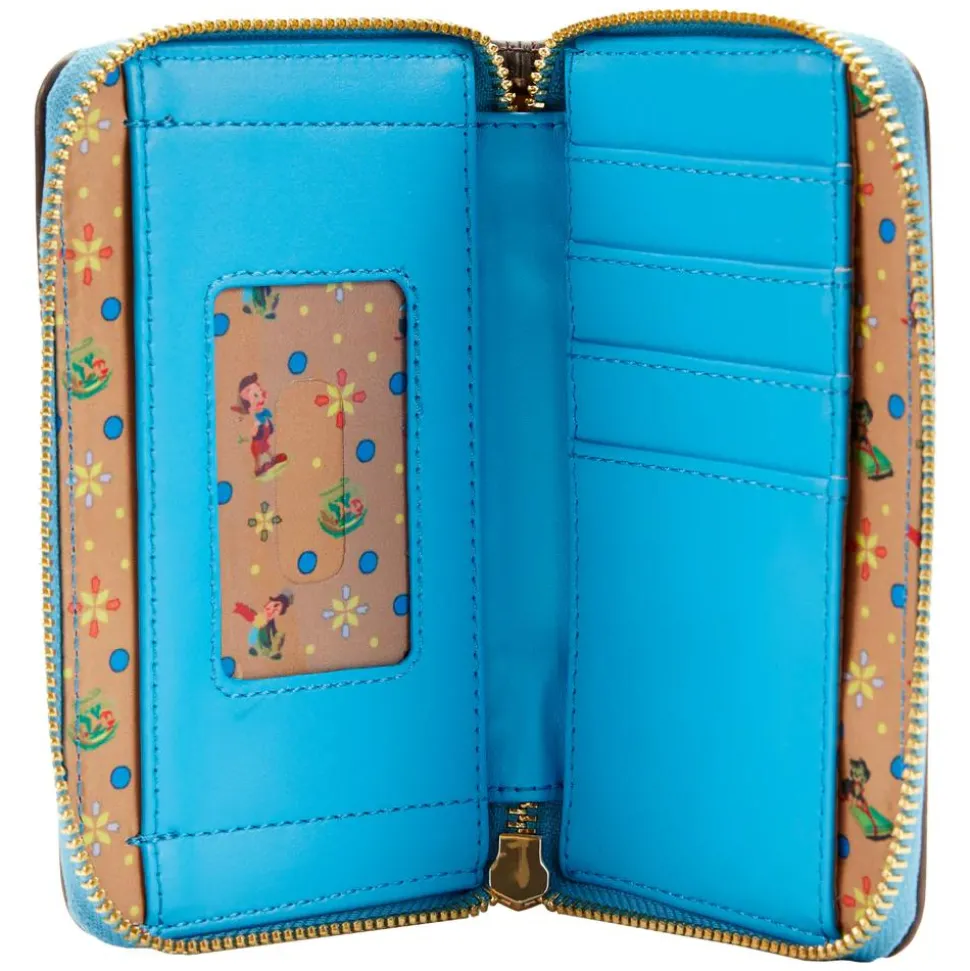 Pinocchio (1940) - Book 4” Faux Leather Zip-Around Wallet