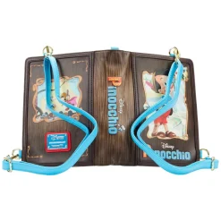 Pinocchio (1940) - Book 9” Faux Leather Convertible Crossbody Bag
