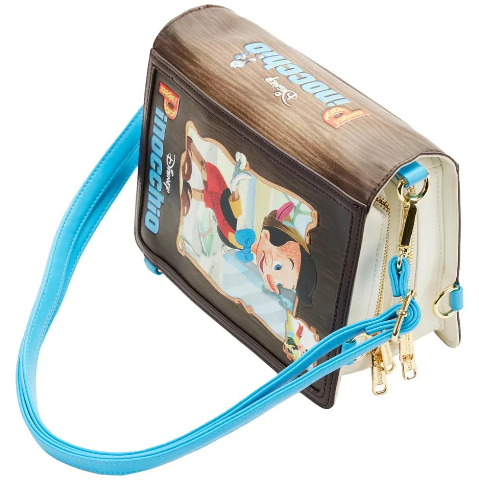 Pinocchio (1940) - Book 9” Faux Leather Convertible Crossbody Bag