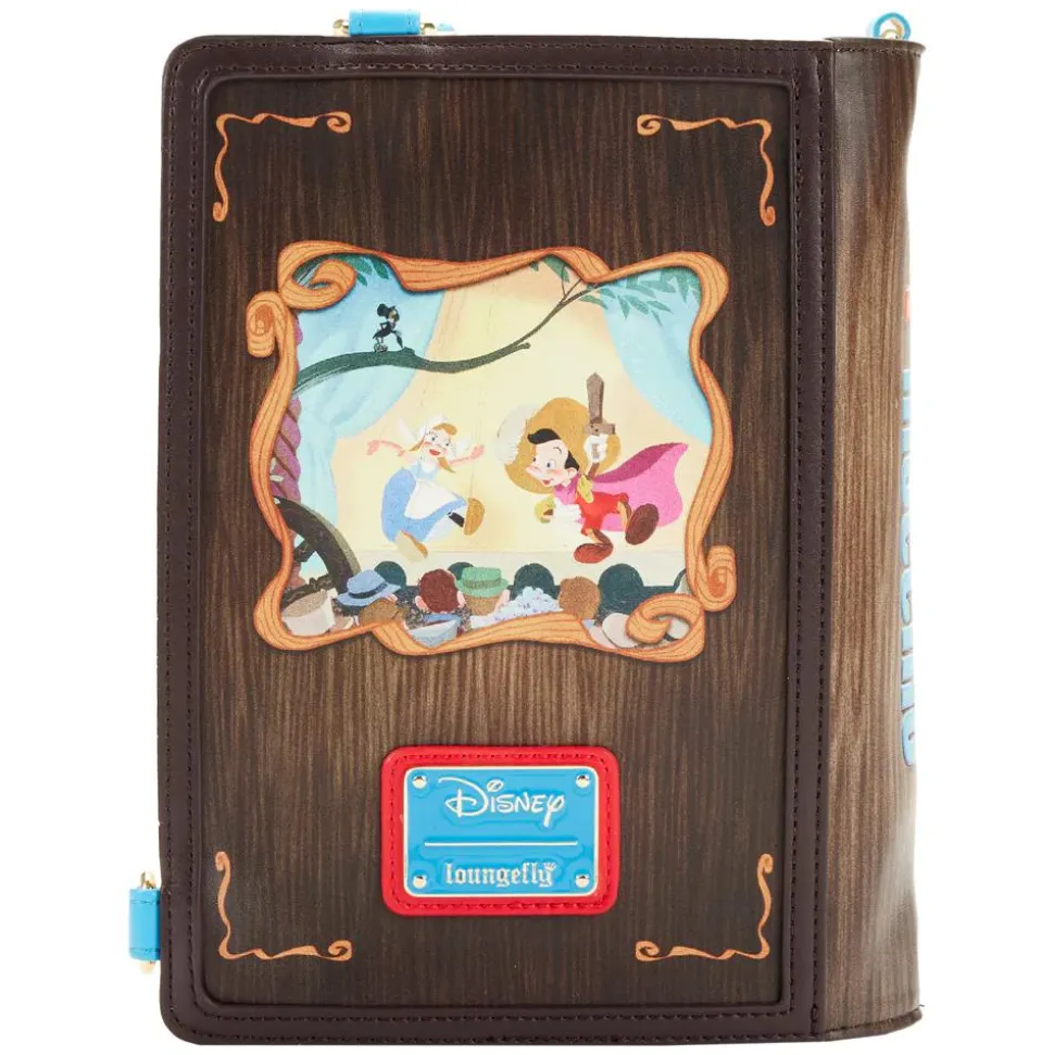 Pinocchio (1940) - Book 9” Faux Leather Convertible Crossbody Bag
