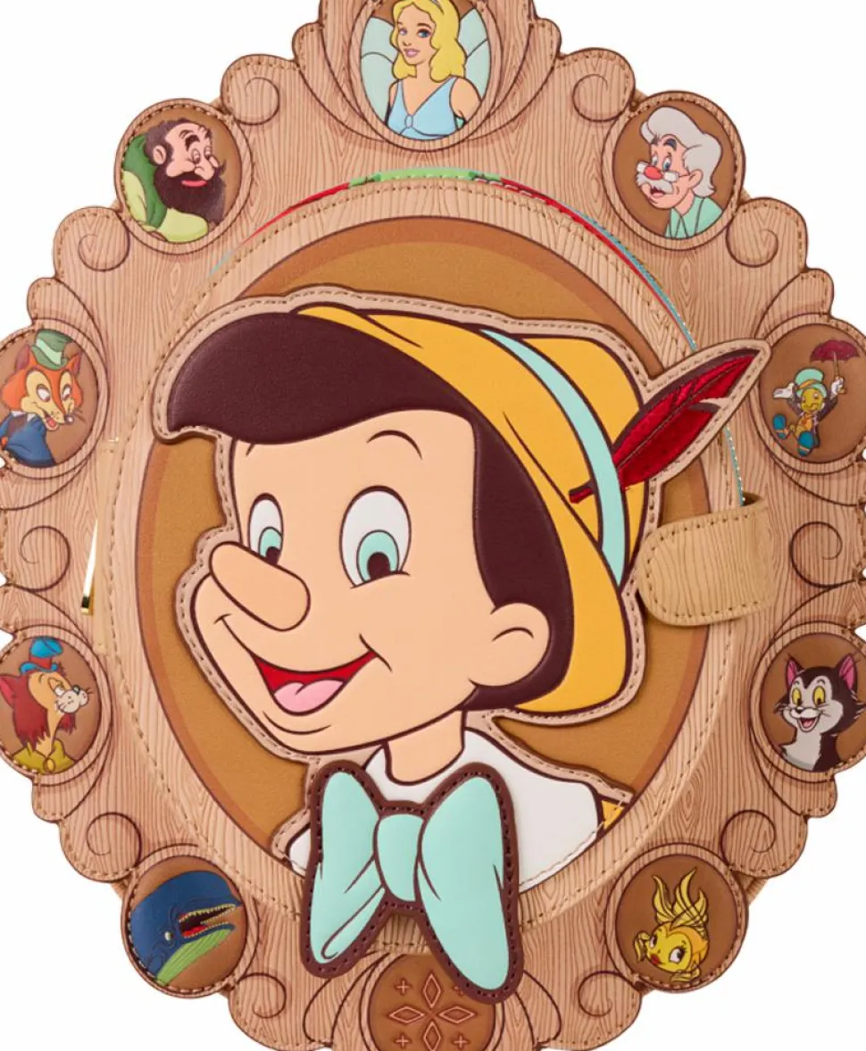 Pinocchio (1940) - Cameo 11" Faux Leather Mini Backpack