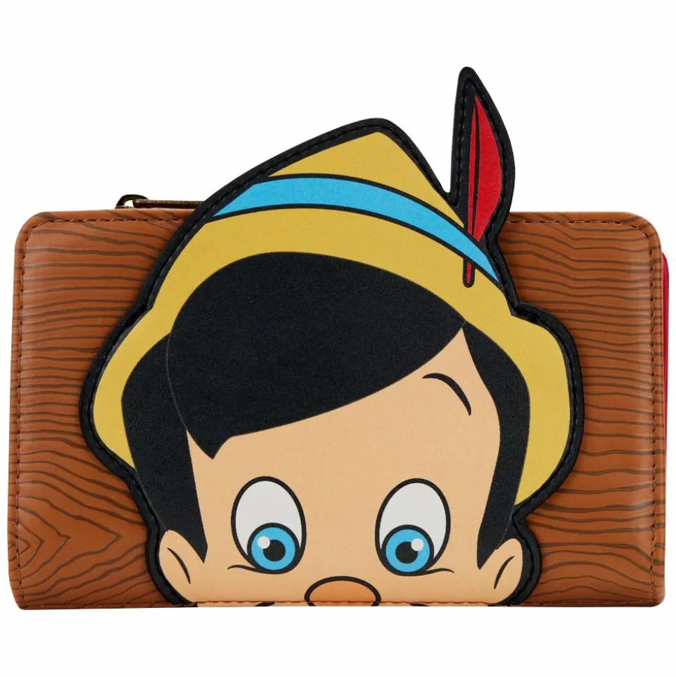 Pinocchio (1940) - Pinocchio 4” Faux Leather Flap Wallet