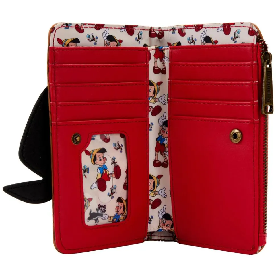 Pinocchio (1940) - Pinocchio 4” Faux Leather Flap Wallet