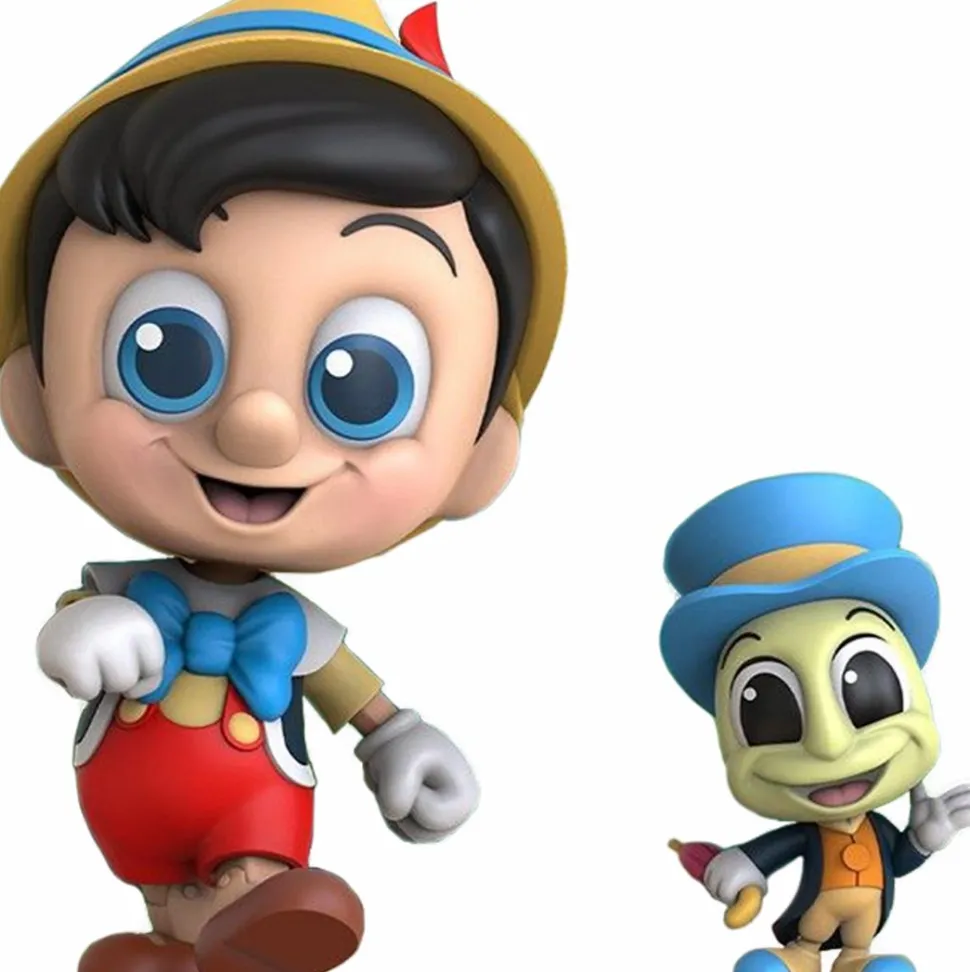 Pinocchio (1940) - Pinocchio & Jiminy Cricket Cosbaby (S) Hot Toys Figure