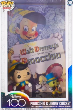 Pinocchio (1940) - Pinocchio & Jiminy Cricket Pop! Movie Poster Vinyl Figure