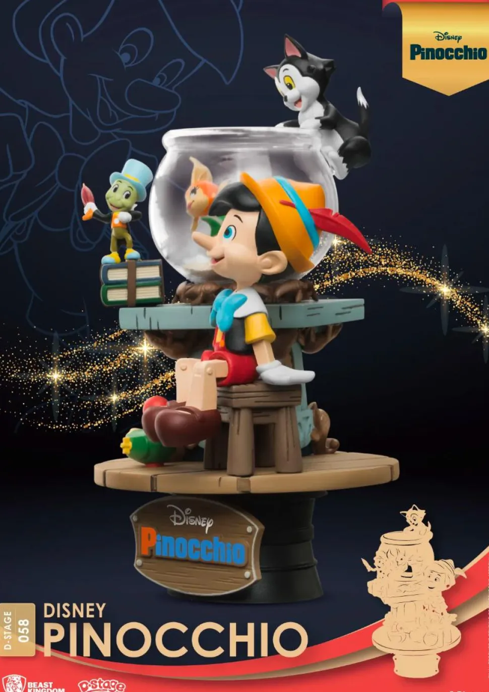 Pinocchio (1940) - Pinocchio D-Stage 6" Diorama Statue