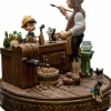 Pinocchio (1940) - Pinocchio, Geppetto & Jiminy Cricket Deluxe 1/10th Scale Statue