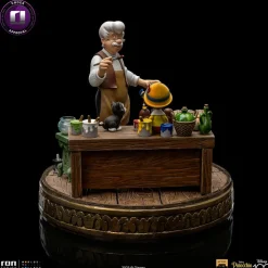 Pinocchio (1940) - Pinocchio, Geppetto & Jiminy Cricket Deluxe 1/10th Scale Statue