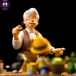 Pinocchio (1940) - Pinocchio, Geppetto & Jiminy Cricket Deluxe 1/10th Scale Statue