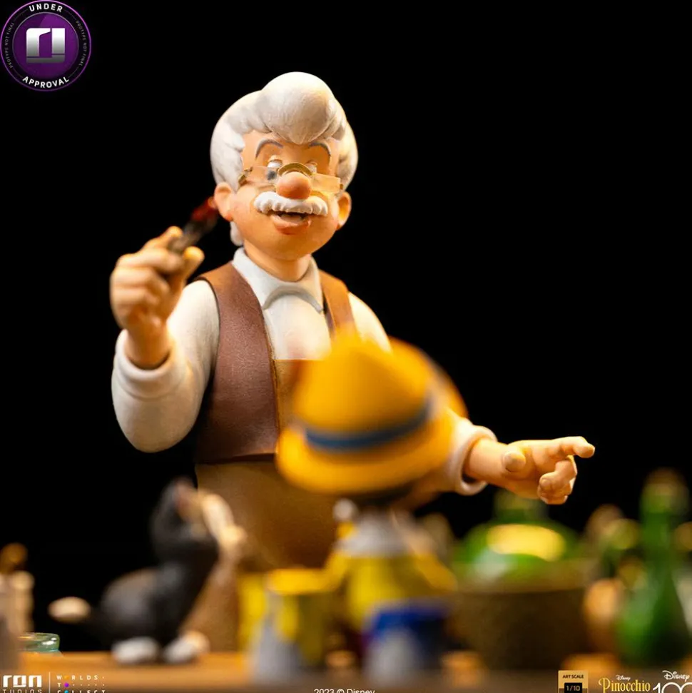 Pinocchio (1940) - Pinocchio, Geppetto & Jiminy Cricket Deluxe 1/10th Scale Statue